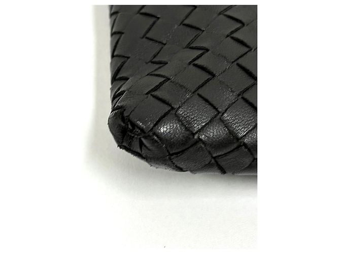 Bottega Veneta Borsa a Clutch Intrecciato Nera Nero - vista 6