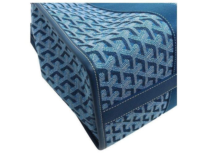 Goyard Borsa Tote Billet MM Blu - vista 5