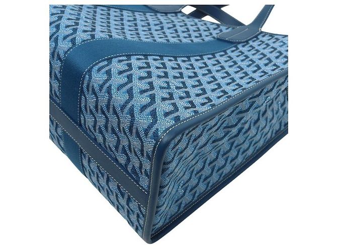 Goyard Borsa Tote Billet MM Blu - vista 6