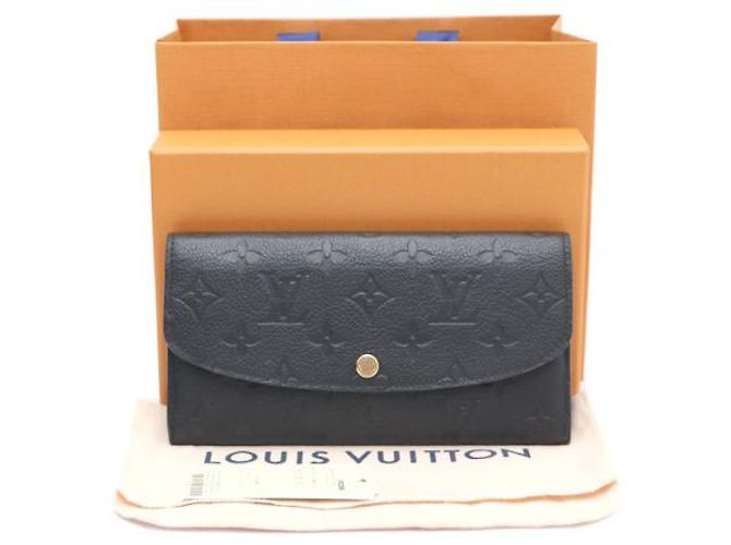 Louis Vuitton Emily Long Wallet Monogram Empreinte Schwarz - Ansicht 18