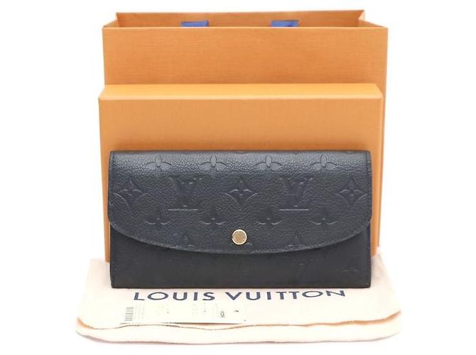 Louis Vuitton Emily Long Wallet Monogram Empreinte Schwarz - Ansicht 9