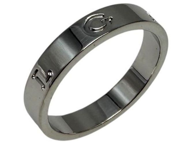 Bulgari Anello Essential Band in oro bianco - vista 2