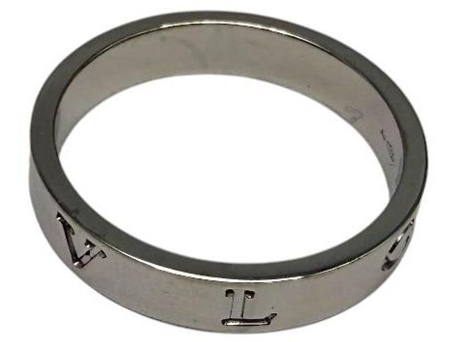 Bulgari Anello Essential Band in oro bianco - vista 4