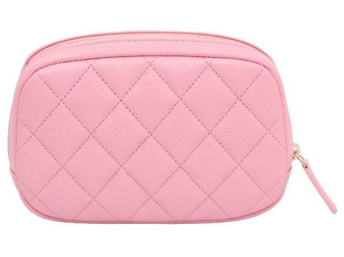 Chanel Neceser Caviar Rosa - vista 4