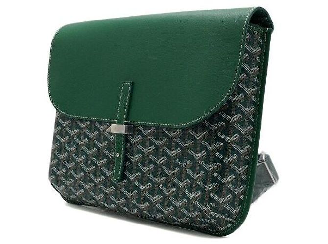 Goyard Borsa a tracolla e crossbody Coursier MM Verde - vista 2