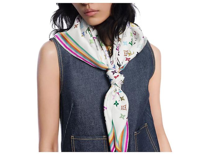 Louis Vuitton Monogram Multicolor Square White - view 4