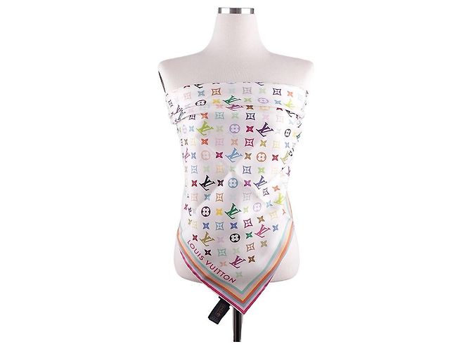 Louis Vuitton Monogram Multicolor Square White - view 8