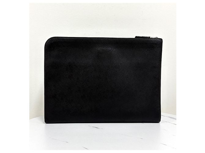 Prada Pochette à documents Saffiano Noire - vue 4