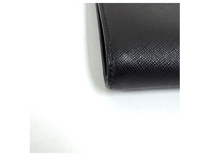 Prada Pochette à documents Saffiano Noire - vue 7