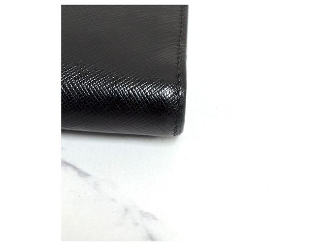 Prada Pochette à documents Saffiano Noire - vue 8