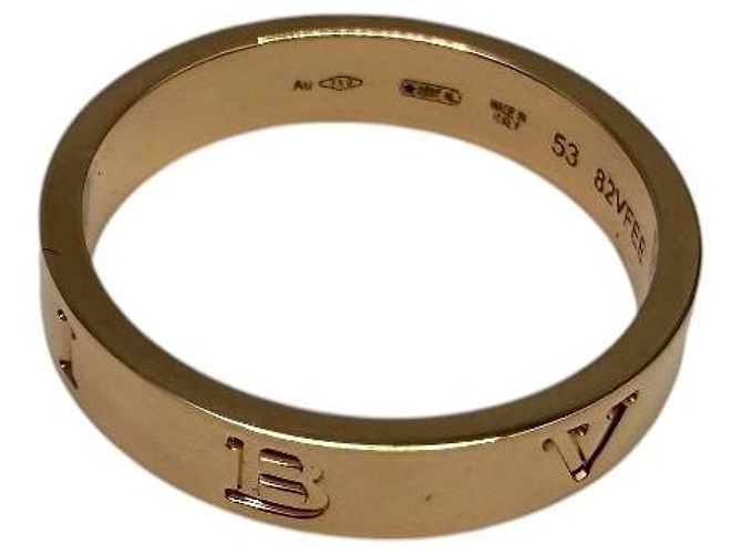 Bulgari Anello Essential Band Rose Gold Rosa - vista 3