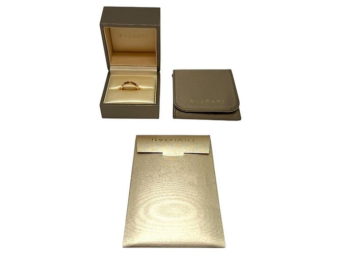 Bulgari Anello Essential Band Rose Gold Rosa - vista 5