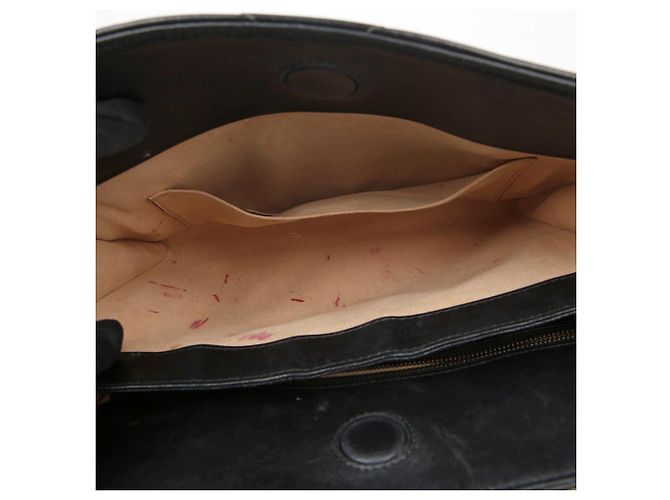 Gucci Borsa a tracolla con catena GG Marmont in pelle Medium Nera Nero - vista 10
