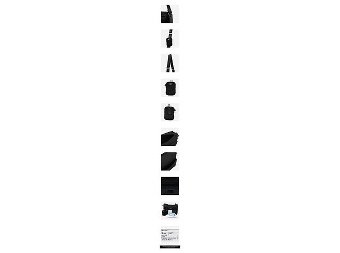 Prada Borsa a tracolla Re-Nylon Nera Nero - vista 3