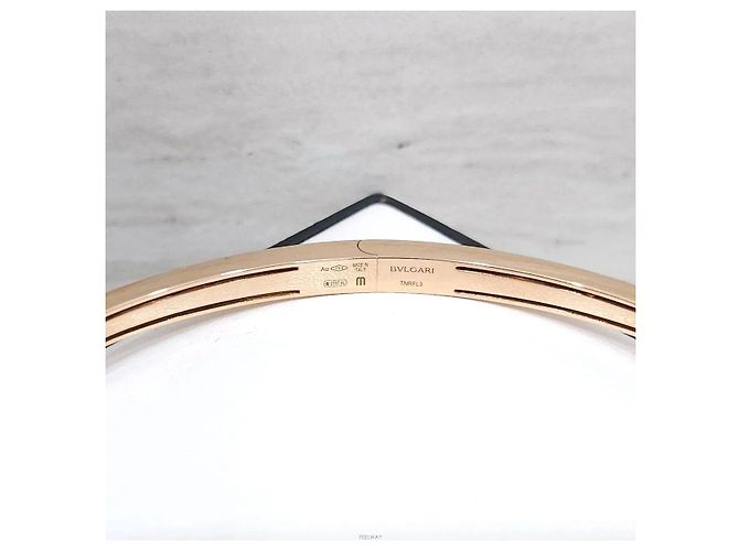 Bulgari Bracciale Rigido Diamond Divas Dream Madreperla Oro Rosa - vista 7