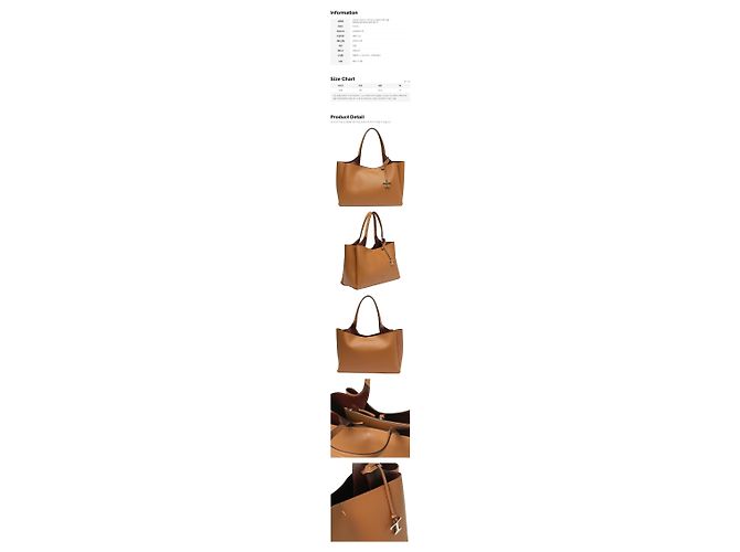 Tod's Borsa Shopper Timeless Medium Camel QRI Marrone - vista 2