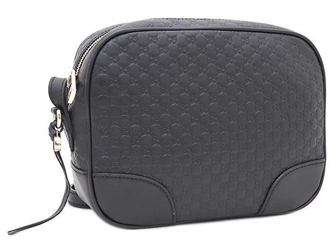 Gucci Borsa Disco in pelle GG Nero - vista 2