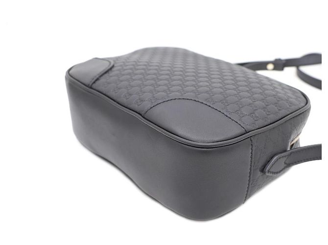 Gucci Borsa Disco in pelle GG Nero - vista 6