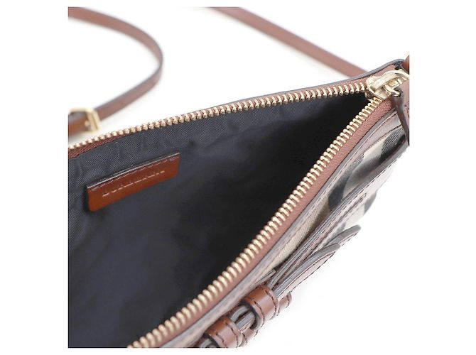 Burberry Bolsa de ombro e transversal com padrão xadrez Marrom - vista 9