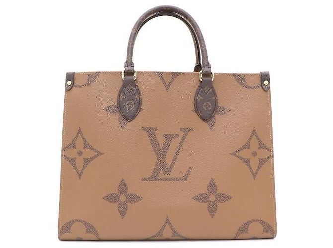 Louis Vuitton Borsa Tote e a tracolla OnTheGo MM in Monogram Canvas Multicolore - vista 3