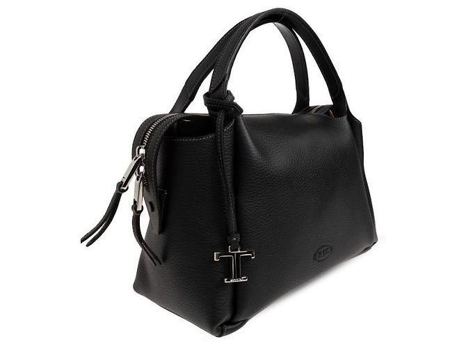 Tod's Zeitloser Leder-Tote-Bag mit Tragegriffen Schwarz - Ansicht 5