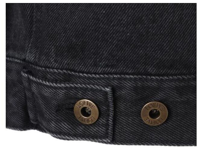Loewe Anagram Denimjacke Schwarz - Ansicht 11