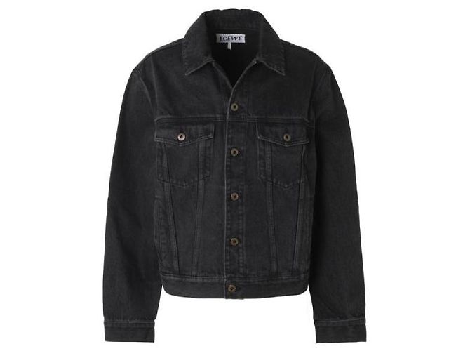 Loewe Anagram Denimjacke Schwarz - Ansicht 3