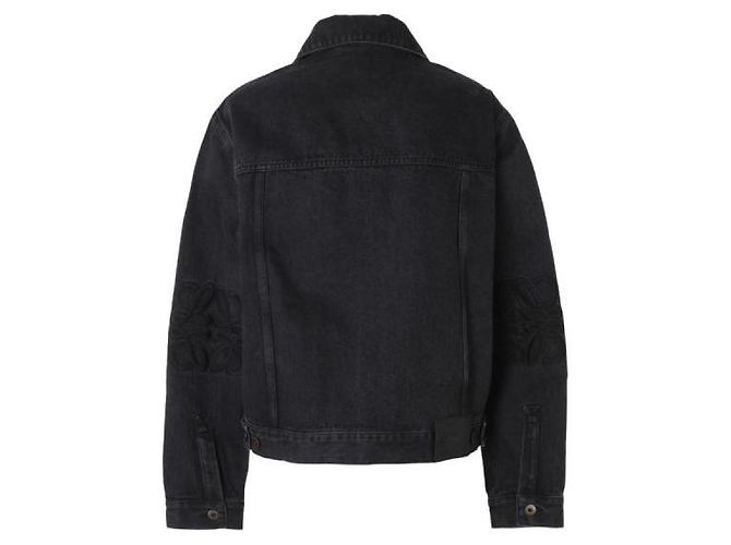 Loewe Anagram Denimjacke Schwarz - Ansicht 4