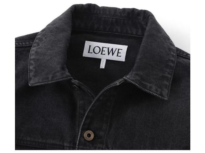 Loewe Anagram Denimjacke Schwarz - Ansicht 6