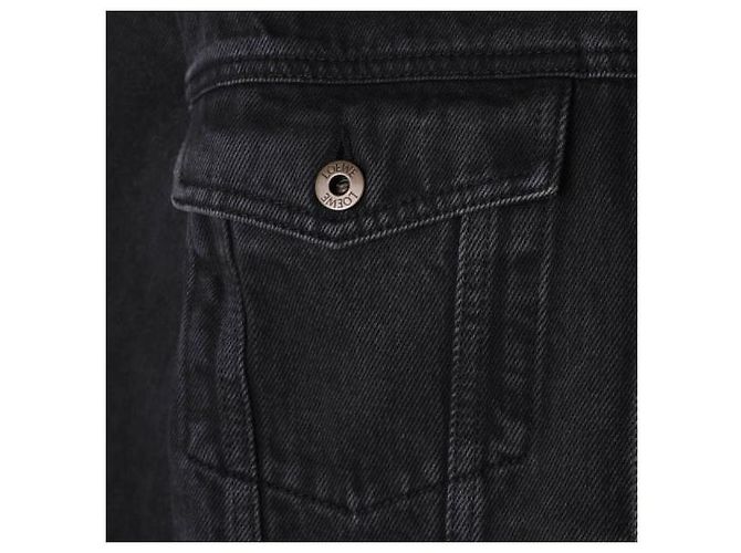 Loewe Anagram Denimjacke Schwarz - Ansicht 9