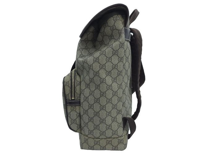 Gucci Supreme Canvas Rucksack Braun - Ansicht 12