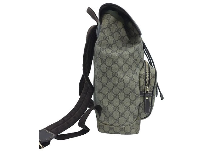 Gucci Supreme Canvas Rucksack Braun - Ansicht 13