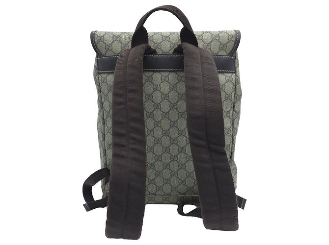 Gucci Supreme Canvas Rucksack Braun - Ansicht 14