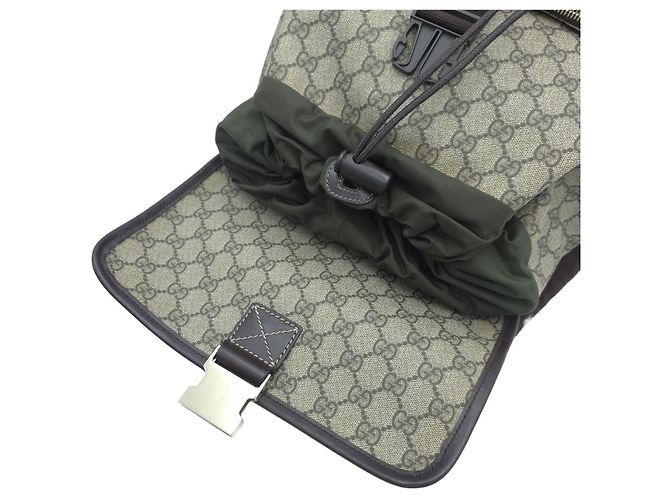 Gucci Supreme Canvas Rucksack Braun - Ansicht 19