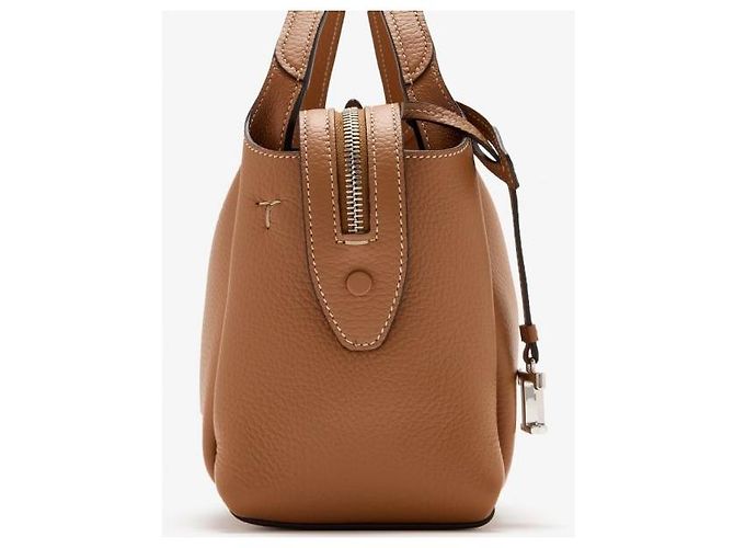 Tod's Timeless Mini Leder-Tote-Bag mit Tragegriff Braun - Ansicht 4