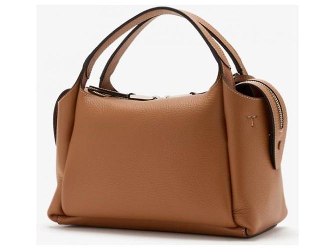 Tod's Timeless Mini Leder-Tote-Bag mit Tragegriff Braun - Ansicht 5