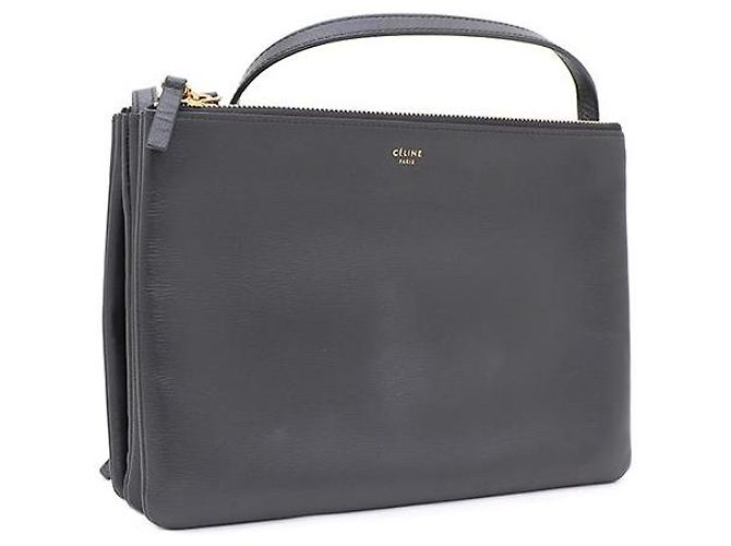 Céline Nuovo Trio Large Shoulder Bag and Crossbody Nero - vista 2
