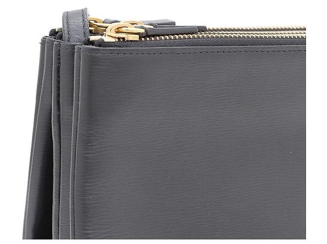 Céline Nuovo Trio Large Shoulder Bag and Crossbody Nero - vista 4