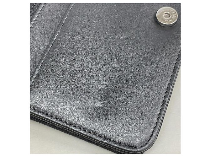 Portafoglio a spalla con catena Chanel in tela nera Nero - vista 6