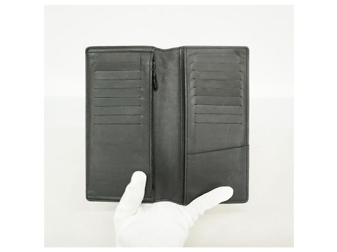Louis Vuitton Monogram Shadow Portefeuille Brazza Long Wallet Nero - vista 3