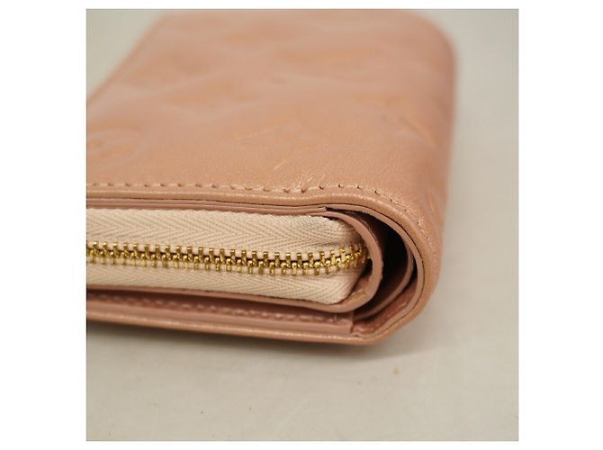 Louis Vuitton Monogram Embossed Portefeuille Lou Wallet D'oro - vista 6