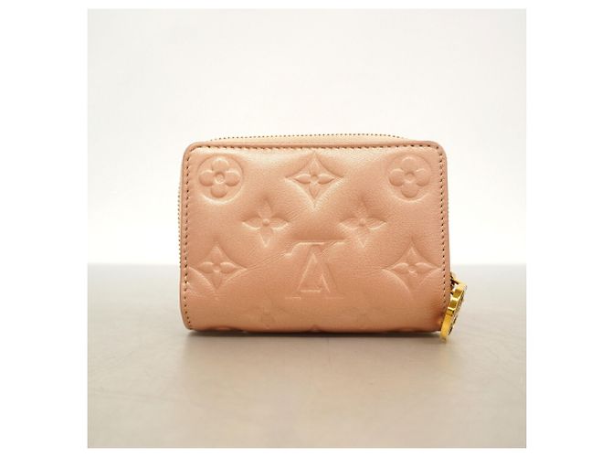 Louis Vuitton Monogram Embossed Portefeuille Lou Wallet D'oro - vista 8