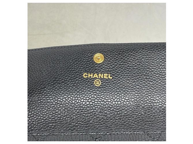 Cartera larga Chanel negra Negro - vista 4