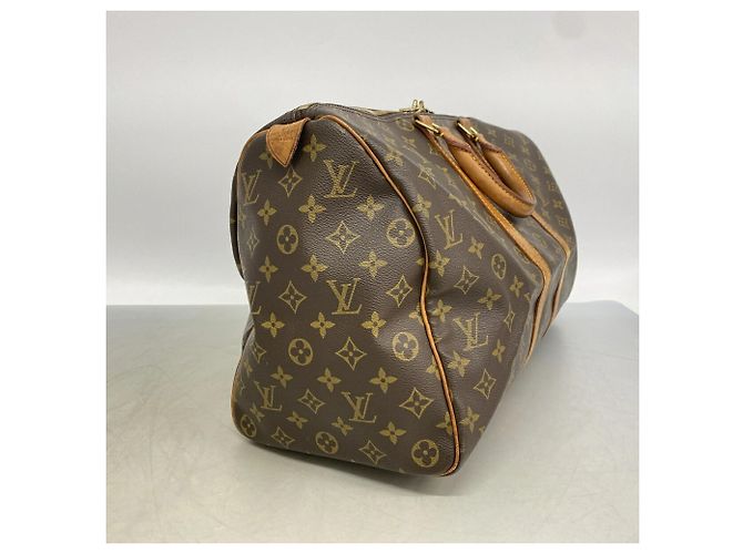Louis Vuitton Boston Monogram Keepall 45 Marrone - vista 2