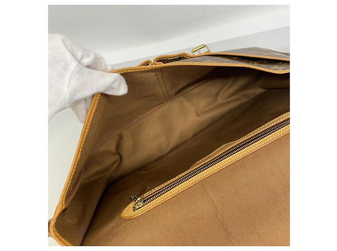 Louis Vuitton Monogram Gibeciere GM Schultertasche Braun - Ansicht 4