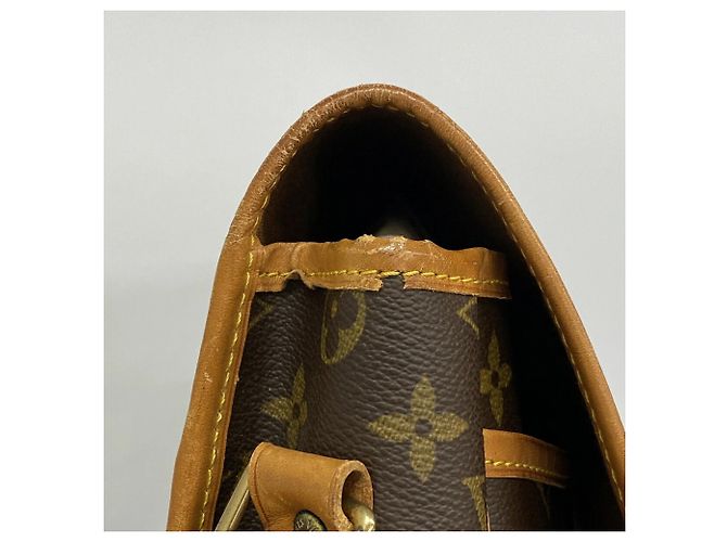Louis Vuitton Monogram Gibeciere GM Schultertasche Braun - Ansicht 6
