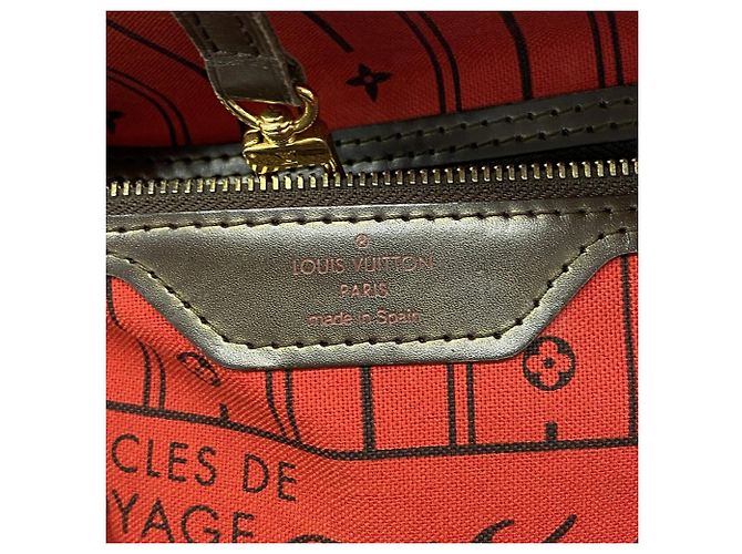 Borsa Tote Louis Vuitton Damier Neverfull MM Damier ebene - vista 5