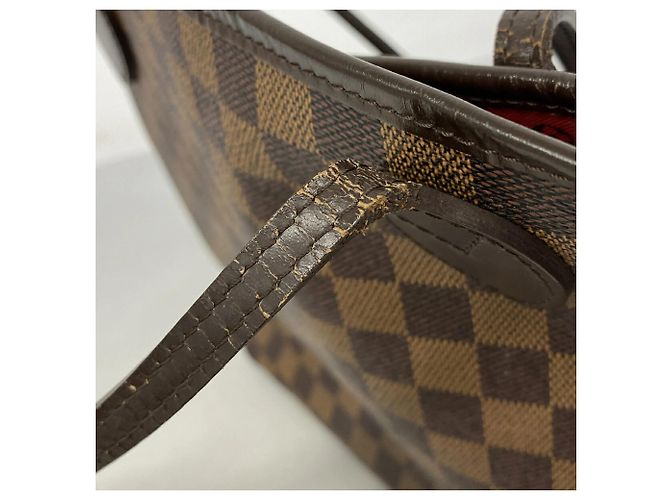 Borsa Tote Louis Vuitton Damier Neverfull MM Damier ebene - vista 8