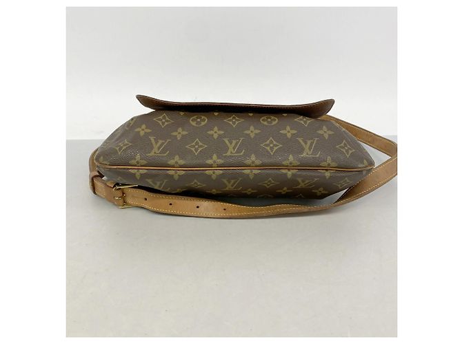 Borsa a tracolla Louis Vuitton Monogram Musette Marrone - vista 3
