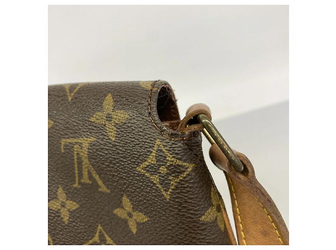 Borsa a tracolla Louis Vuitton Monogram Musette Marrone - vista 7